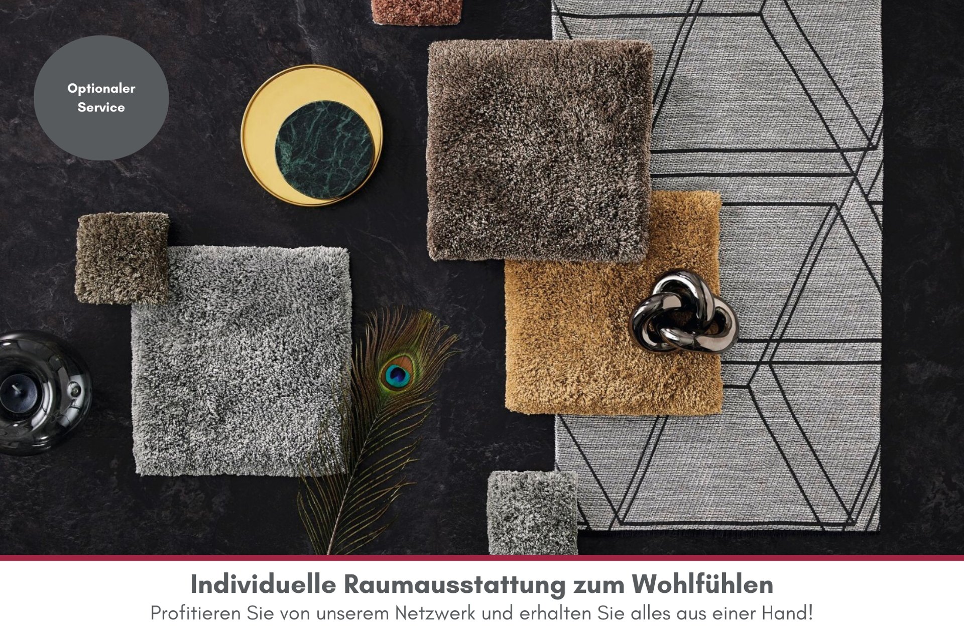 Materialien und Inspiration für die individuelle Raumausstattung